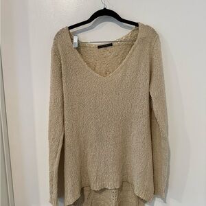 Brandy Melville Cream Knit Top